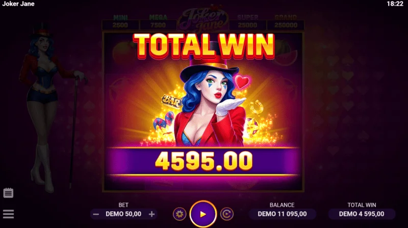 Joker Jane - final total win